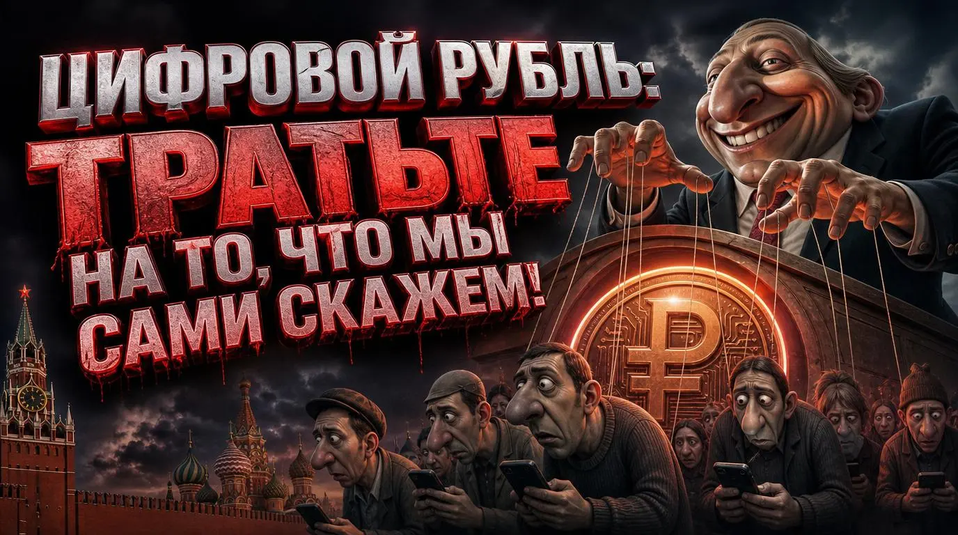 Цифровой рубль в РФ — тратьте на то, что мы сами скажем!