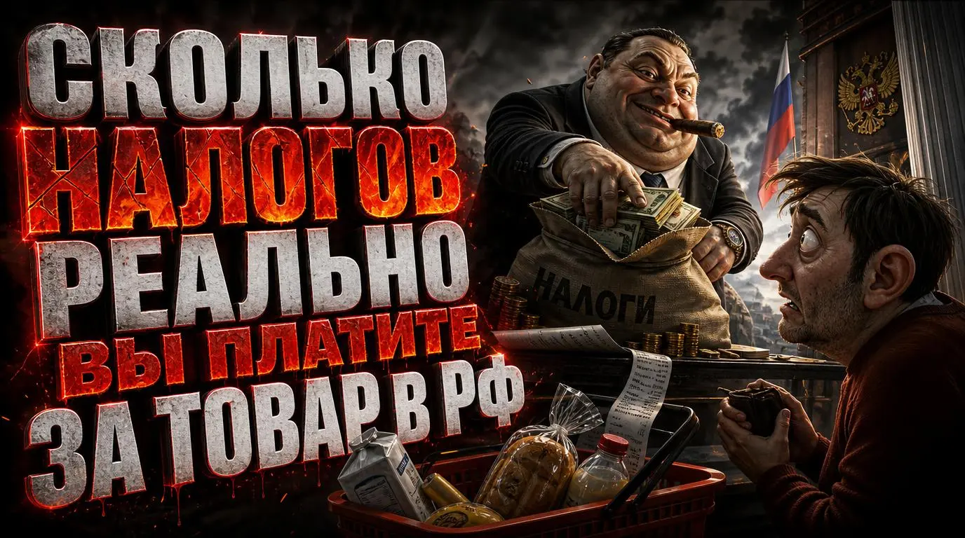 Сколько налогов реально вы платите за товар в РФ: скрытые проценты