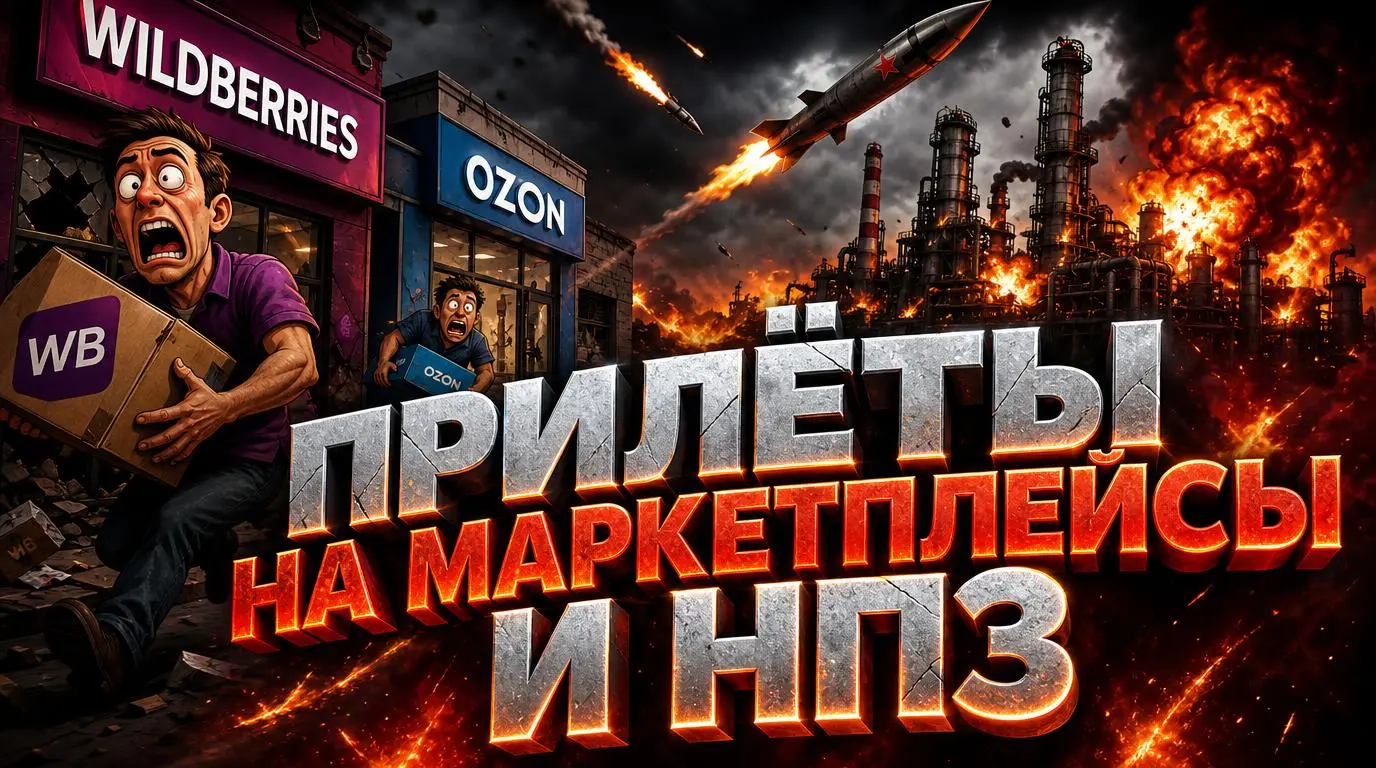 Прилёты на склады и НПЗ