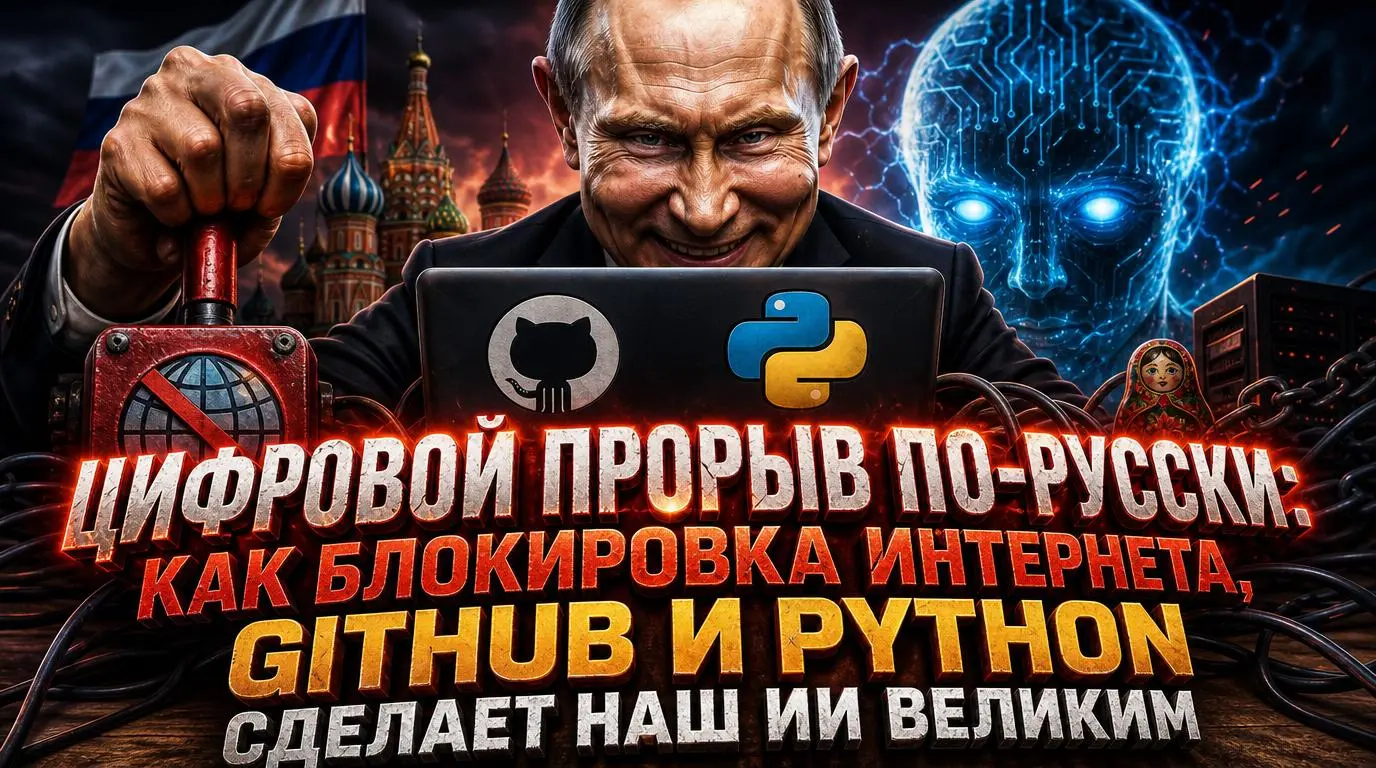 Как блокировка интернета, GitHub и Python сделает наш ИИ великим